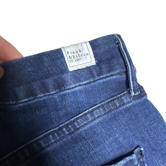 Frank & Eileen Sligo Easy Fit Skinny Jean In Medium Wash Raw Hem Size 27 - Picture 8 of 13